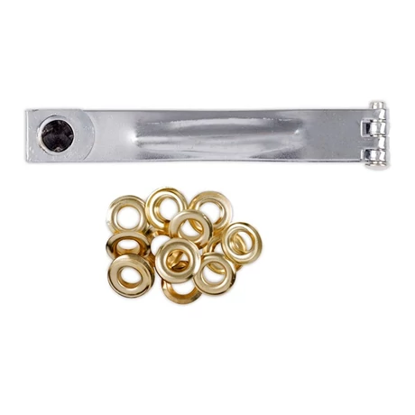 KREATOR Ponyvakarika lyukasztó/ringliző készlet (KRT616107) - 10 mm/10 db