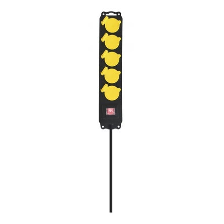 HOME NVO 05K-5/BK Hálózati elosztó kültéri fekete - 5 db/5 m HOME NVO 05K-5/BK Hálózati elosztó kültéri fekete - 5 db/5 m