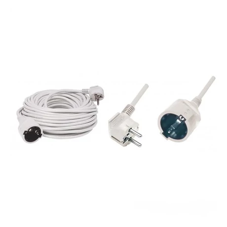 HOME NV 2-3/W Elektromos hosszabbító fehér - 3 m