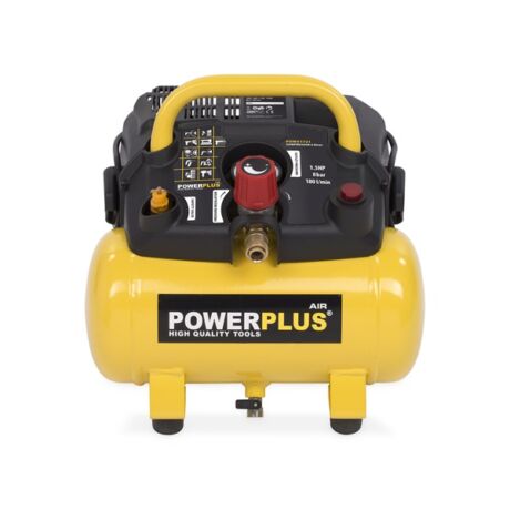 POWERPLUS Sárga kompresszor (POWX1721) - 1100 W/6 l