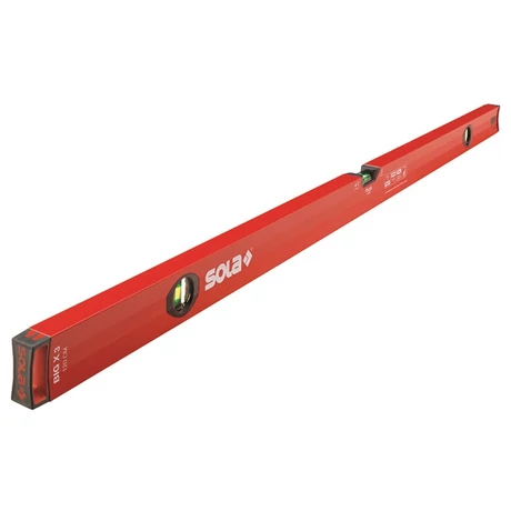 SOLA BIG x 3 100 Vízmérték alumínium/piros/X profil - 1000 mm