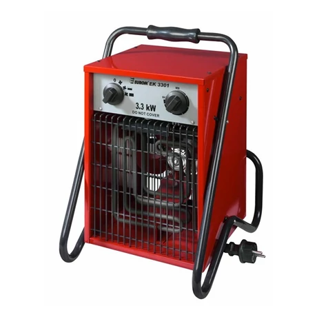 EUROM Hősugárzó ventilátoros kerettel (EK3301) - 1500/3000 W