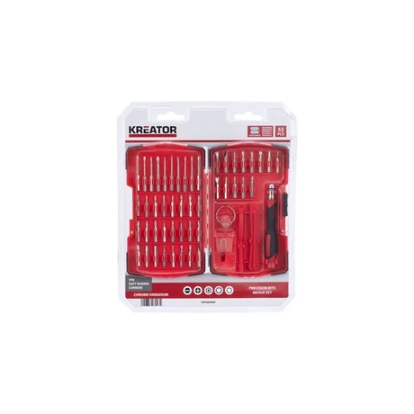 KREATOR Precíziós csavarhúzó készlet (KRT064900) - 52 részes KREATOR Precíziós csavarhúzó készlet (KRT064900) - 52 részes
