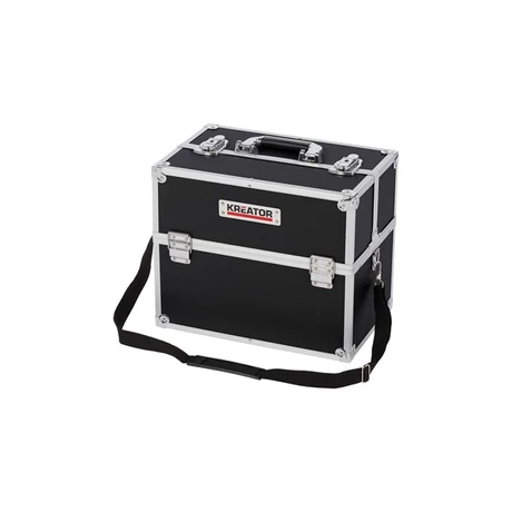 KREATOR Szerszámkoffer alumínium/fekete (KRT640301B) - 360x230x300 mm KREATOR Szerszámkoffer alumínium/fekete (KRT640301B) - 360x230x300 mm