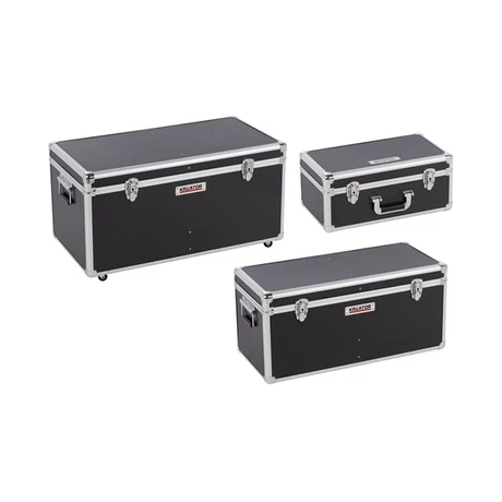 KREATOR Szerszámkoffer szett alumínium/fekete (KRT640501B) - 3 részes