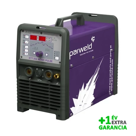 PARWELD PRÉMIUM AC/DC TIG INVERTERES HEGESZTŐGÉP CSOMAGBAN - 200 A