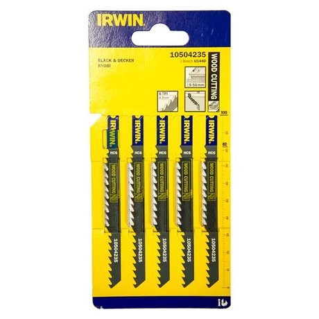 IRWIN HCS Dekopírfűrészlap fára, U-szár - 100 mm/6 TPI