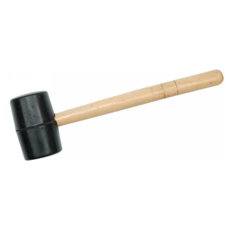 Gumikalapács fa nyelű - 45 mm