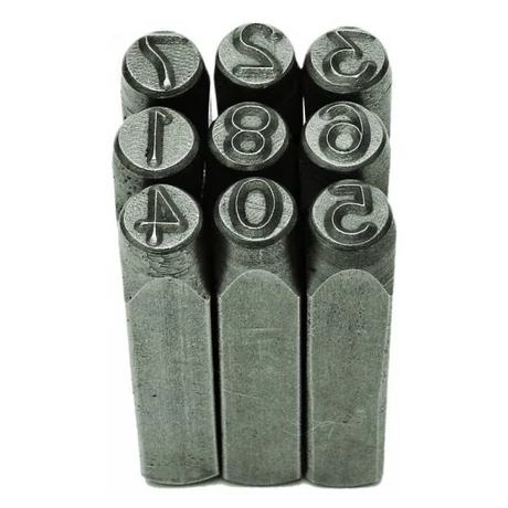 Szám beütő készlet - 8 mm