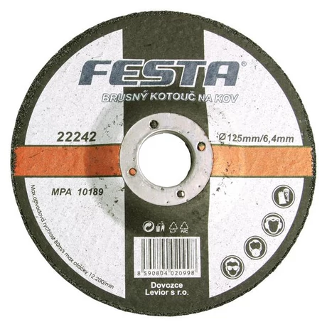 FESTA Tisztítókorong - fém/115x6,4x22,2