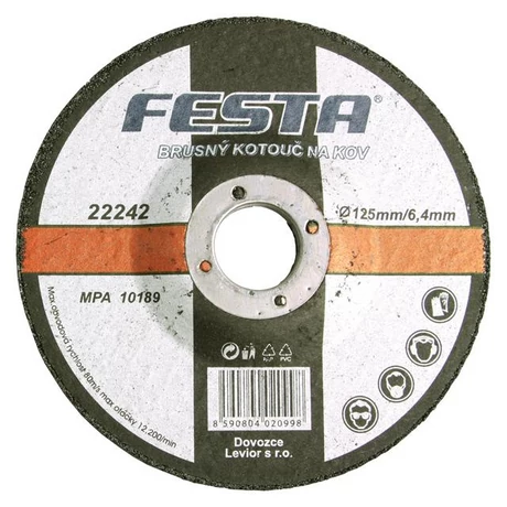 FESTA Tisztítókorong - fém/125x6,4x22,2