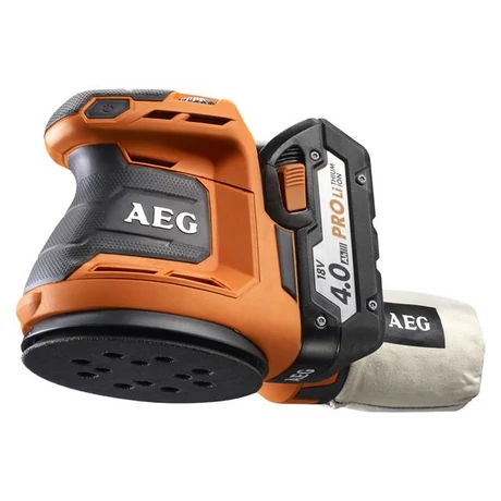 AEG Akkumulátoros excenter csiszológép - BEX18-125 LI-402C