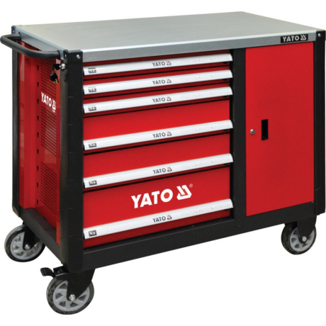 YATO Szerszámkocsi (YT-09002) - 6+1 fiókos/üres