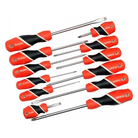 YATO Mágneses csavarhúzó készlet - 12 részes YATO Mágneses csavarhúzó készlet - 12 részes