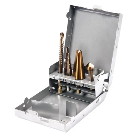 YATO HSS Fúró készlet lépcsős - 4 részes