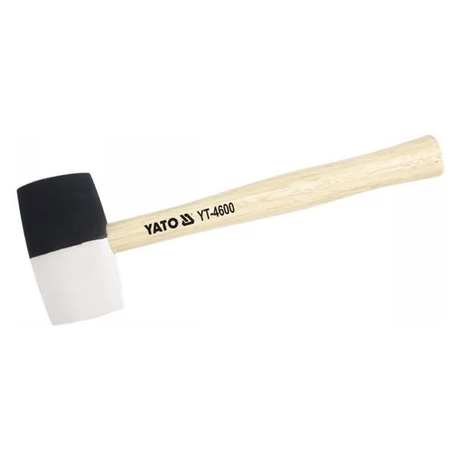 YATO Gumikalapács kétszínű (fekete, fehér) -  58 mm/0,58 kg