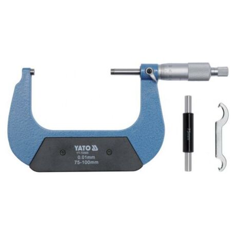 YATO Mechanikus mikrométer 75-100 mm +/- 0,01 mm