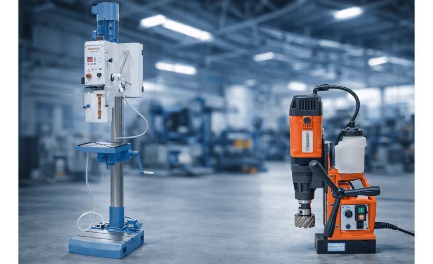Mágnes­talpas fúrógép vs állványos fúrógép – Ipari összehasonlítás
